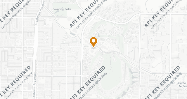 Map showing Geordie's at the Wrigley Mansion