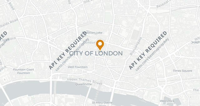 Map showing Hawksmoor Guildhall