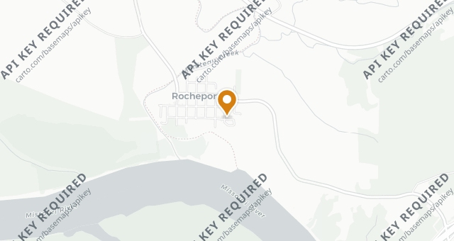 Map showing The Rocheport Winery at Mount Nebo Inn