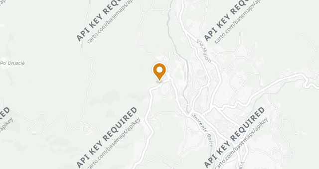 Map showing Alajmo Cortina