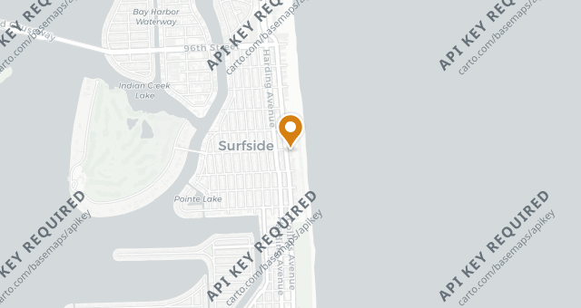Map showing The Surf Club Restaurant by Thomas Keller