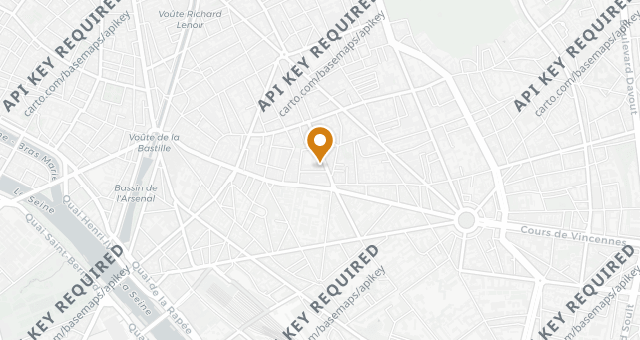 Map showing Osteria Ferrara