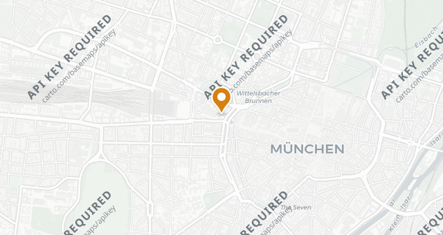 Map showing GRETA OTO Munich