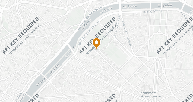 Map showing 7e ciel