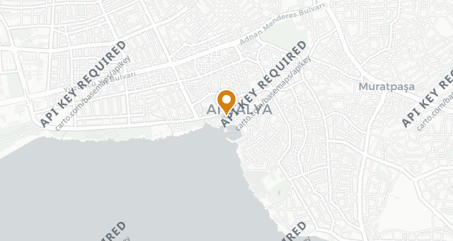Map showing Kıyı Restaurant