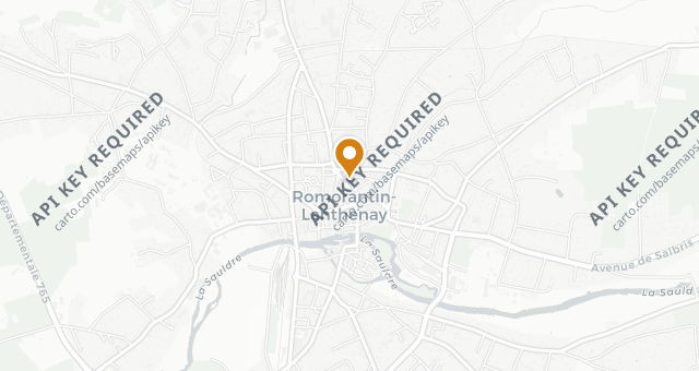 Map showing Grand Hôtel du Lion d'Or