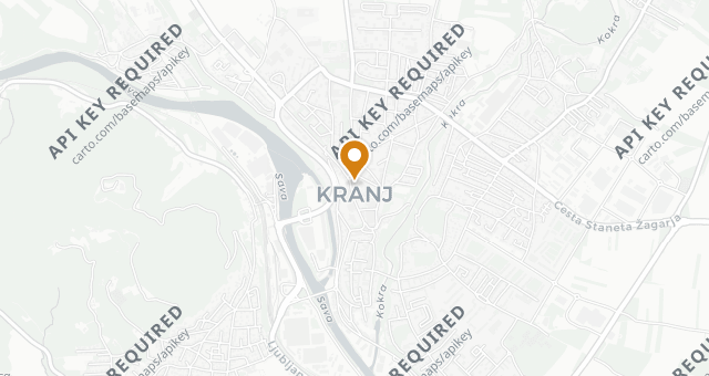 Map showing Restavracija in kavarna Brioni