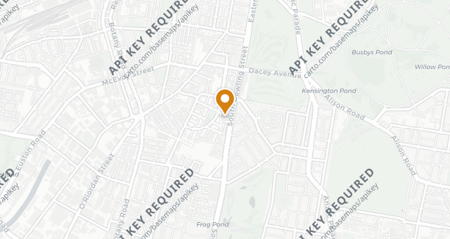 Map showing Lucio Pizzeria - Zetland