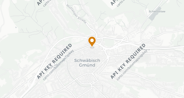 Map showing Datenbank