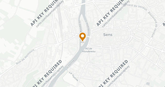 Map showing La Madeleine