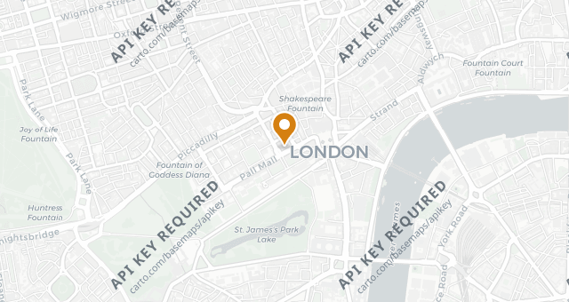 Map showing Wild Honey St James
