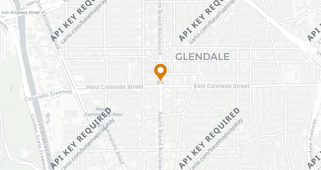 Map showing Bourbon Steak