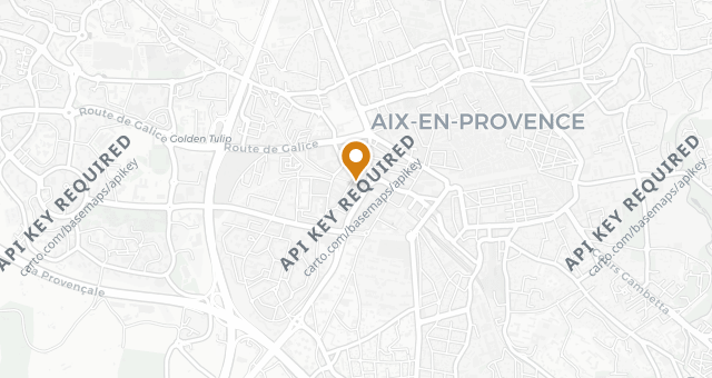 Map showing La Table de Pierre Reboul