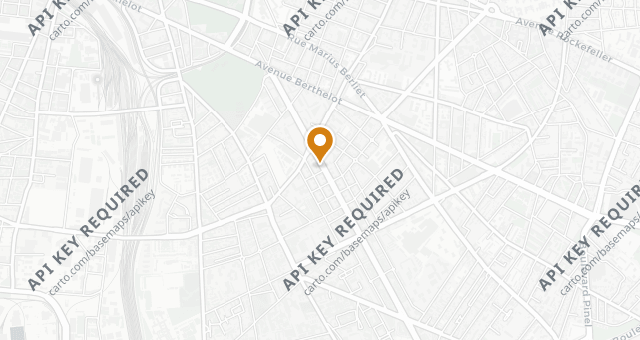 Map showing La Tanière