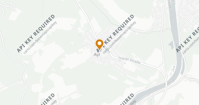 Map showing WEINrestaurant Ayler Kupp