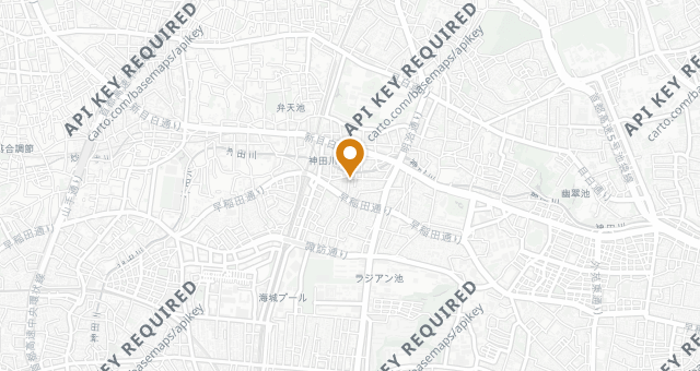 Map showing Tonkatsu Hinata