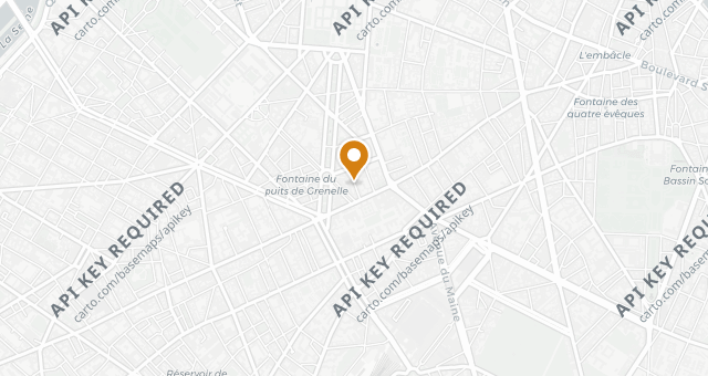 Map showing À Table