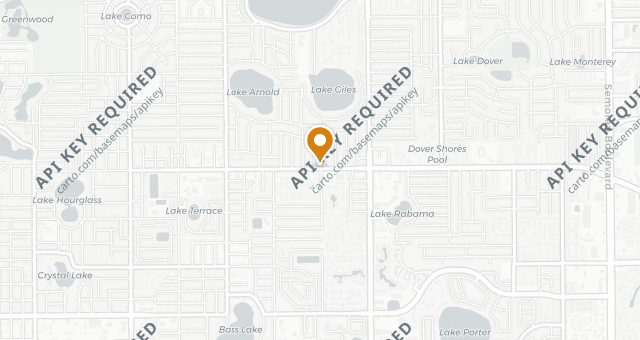 Map showing Pizza Bruno