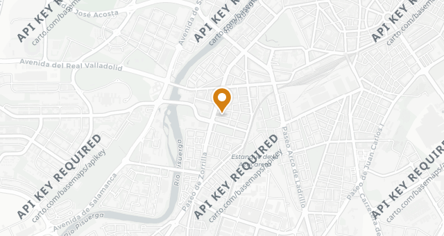 Map showing La Cocina de Manuel