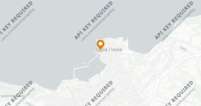 Map showing Restavracija Hotela Marina