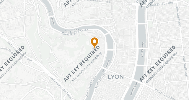 Map showing Les Terrasses de Lyon
