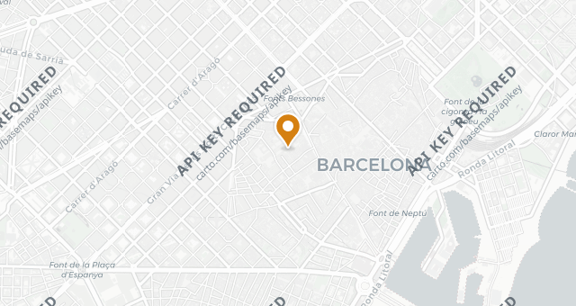 Map showing Dos Palillos