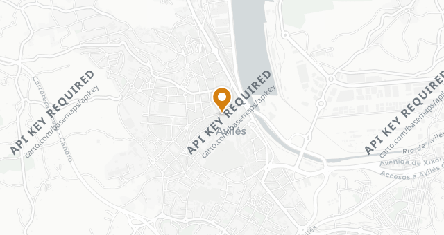 Map showing El Pandora