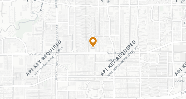 Map showing The Palm Houston