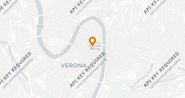 Map showing Trattoria al Pompiere