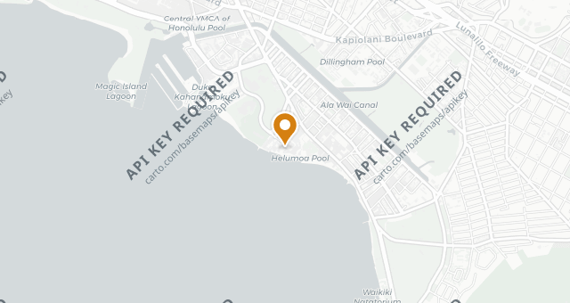 Map showing La Mer