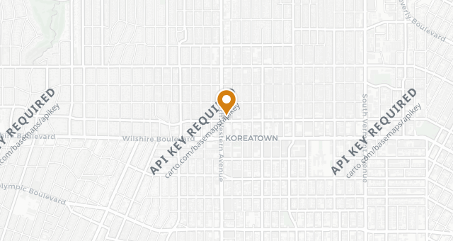 Map showing Liu's Cafe