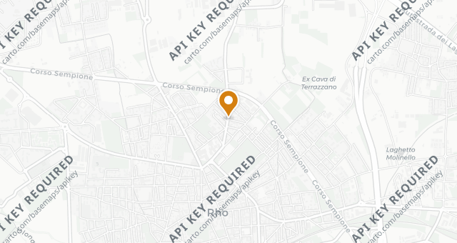Map showing Trattoria La Barca