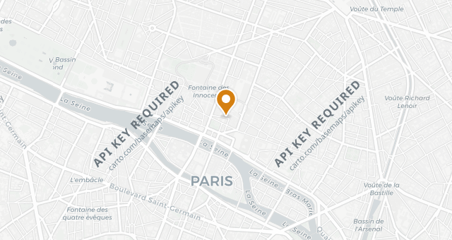 Map showing Benoit