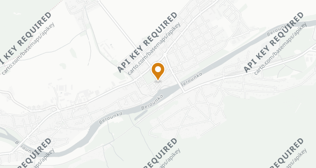 Map showing Restaurace Panská Zahrada