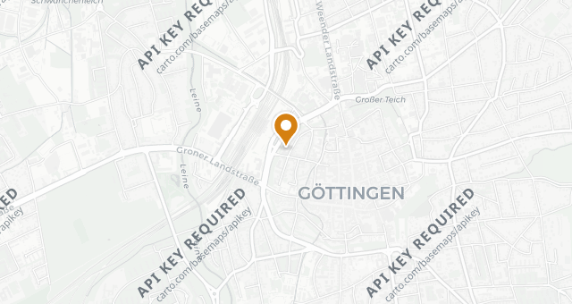 Map showing Georgia Augusta-Stuben