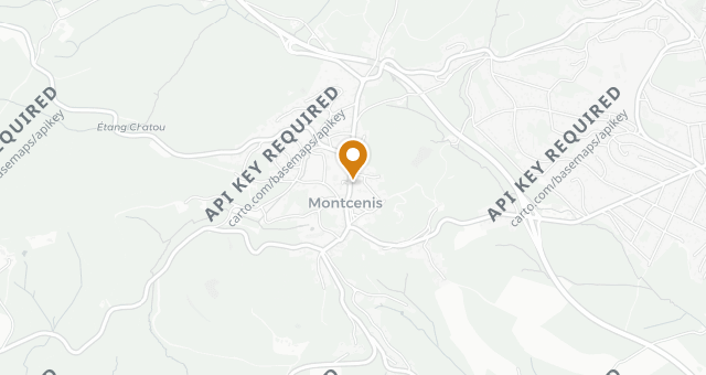 Map showing Le Montcenis