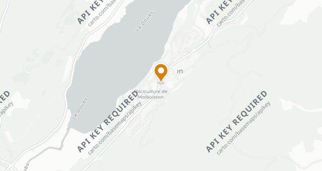Map showing Le Bon Accueil