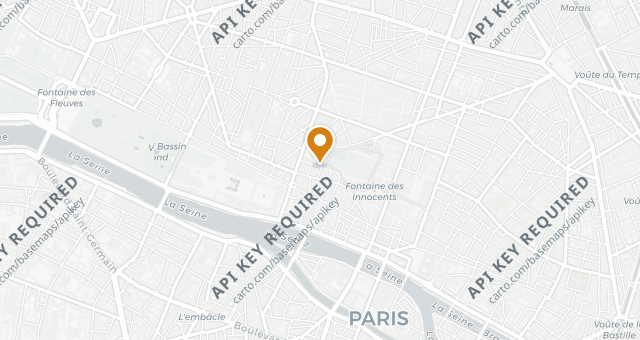 Map showing La Poule au Pot