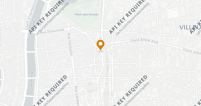 Map showing Yka bar & ceviche