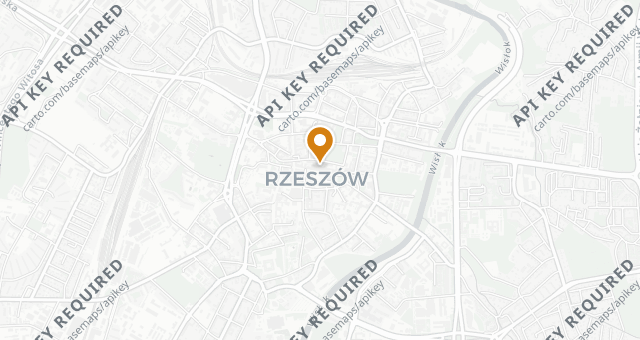 Map showing Stary Browar Rzeszowski