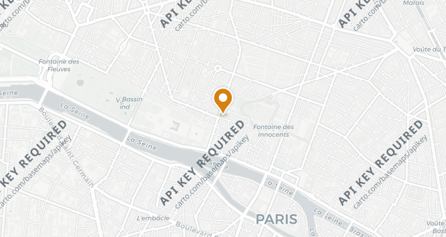 Map showing La Régalade Saint-Honoré