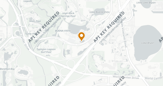 Map showing STK Orlando