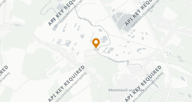 Map showing La Grenouillère