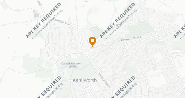 Map showing The Cross at Kenilworth