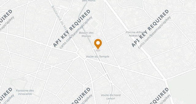 Map showing Auberge Pyrénées Cévennes