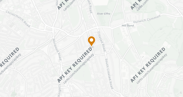 Map showing Heritage Dulwich