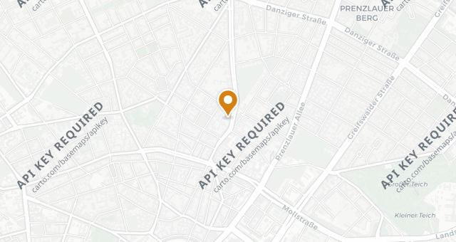 Map showing KINK Bar & Restaurant