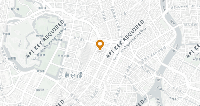 Map showing Yaesu Unagi Hashimoto