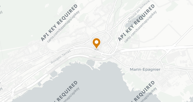 Map showing Le Bocca - Restaurant