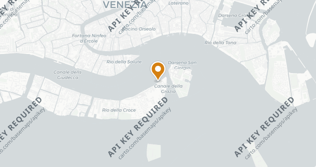 Map showing Oro Restaurant dell'Hotel Cipriani alla Giudecca